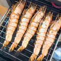 あやママ99's cooksnap of when they made やっぱりこれが一番！車海老の塩焼き！.
