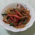 ﾁｲﾁｬﾝﾏﾏ's cooksnap of when they made 大根＆いんげん達の賑やか金平♪.