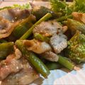 くぅまむ's cooksnap of when they made 豚肉とジャンボニンニクの芽醤油麹炒め.