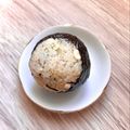 悠LOVE航's cooksnap of when they made 可愛いまん丸🩷海苔おにぎり（さるぼぼ）.