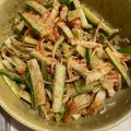 クック6U7INU☆'s cooksnap of when they made ちくわとカニカマの濃厚胡麻だれサラダ.