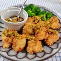 在宅勤務のおじさん's cooksnap of when they made たれ絶賛！元祖鶏むね肉のやわらか油淋鶏.