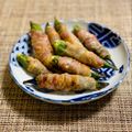 コムギ大好き's cooksnap of when they made 塩胡椒で【オクラと甘唐辛子の豚巻きグリル.
