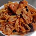 ひんべえ's cooksnap of when they made たけのことナスのヤンニョム.