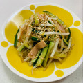 あっこ姉's cooksnap of when they made もやしとハムときゅうりの中華風サラダ♡.