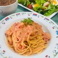 まりりん929's cooksnap of when they made カニのトマトクリームスパ.