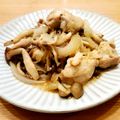 かなりんココりん's cooksnap of when they made 鶏ももしめじ玉ねぎの炒めもの.