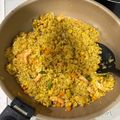 kumapipipi's cooksnap of when they made 残りご飯でパラパラ♡簡単カレーピラフ.