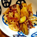 ドル☆バッキー's cooksnap of when they made さつま芋&れんこんの甘辛煮照り照り☆弁当.