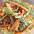 monjimari's cooksnap of when they made ピーマンと人参のきんぴら.