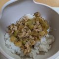 たまぴよぴろろ's cooksnap of when they made 1才～取り分け✌簡単美味しい麻婆茄子.
