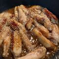 oryochan's cooksnap of when they made ご飯がススム♡鶏手羽中の甘辛焼き.