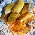 yjlunasun's cooksnap of when they made カレーチーズ風味　キャベツとひき肉春巻き.