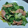 Ueda_ke's cooksnap of when they made レタスの外葉は捨てないで、オイスター炒め.