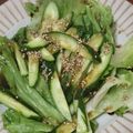 クックM96XDX☆'s cooksnap of when they made レタスときゅうり簡単すぎるチョレギサラダ.