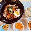 mack♪♪♪'s cooksnap of when they made 豚コマとナスの甘辛炒め★半熟味玉のせ.