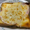 ★なみ☆'s cooksnap of when they made lunchに！ハム＆チーズトースト♪.