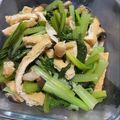 クック6U7INU☆'s cooksnap of when they made 小松菜のレンジでチン♪.