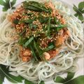 Ｎよんよん's cooksnap of when they made 簡単！鯖缶とキムチでアレンジ素麺〜♪.