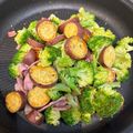 tac1's cooksnap of when they made さつまいもとブロッコリーのホットサラダ.