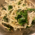 ⭐️'s cooksnap of when they made もやしとほうれん草の胡麻和え（ナムル）.