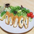まる゜'s cooksnap of when they made ササミのチーズ大葉フライ.