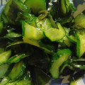 りお５１０'s cooksnap of when they made ☆きゅうりとわかめの酢の物☆.