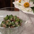ダッフィーニーうに's cooksnap of when they made サッパリオクラの梅肉和え(๑•᎑•๑).
