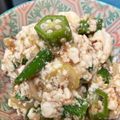 RED☆boots's cooksnap of when they made 逸品！オクラと豆腐の簡単ヘルシーおつまみ.