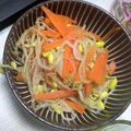 おにもつちゃん's cooksnap of when they made ５分で出来る！もやしとにんじんのサラダ.