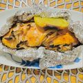 ボブナナ's cooksnap of when they made トースターで鱒（マス）のホイル焼き☆.