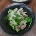 そらてんママ's cooksnap of when they made 菜の花&新玉ねぎのベーコンチーズ炒め♫.