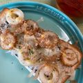 ビートルズ食堂's cooksnap of when they made しらす＊海苔＊竹輪のトースト.