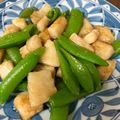 まおち☆'s cooksnap of when they made スナップエンドウとイカのオイスター炒め.