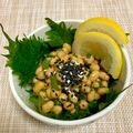 ぽろっとＱちゃん's cooksnap of when they made ごま塩レモン納豆　　　シンプルイズベスト.