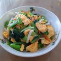 39J's cooksnap of when they made 脱・炒め物♪ほうれん草と卵のサラダ.