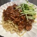 yum＊chim's cooksnap of when they made 私がたどり着いた☆ジャージャー麺.