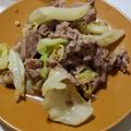 ヨシヨッシー's cooksnap of when they made 豚バラとキャベツのガリバタ醤油炒め 🐷✨.