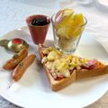 かっちゃん杉's cooksnap of when they made ディズニー風！パインのピザトースト.