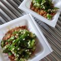 ﾋﾟﾛﾐ♡'s cooksnap of when they made 納豆オクラのネバネバ丼.