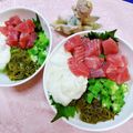 みっちゃん❇️68's cooksnap of when they made マグロとろろオクラめかぶ丼.