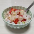 ぱふ's cooksnap of when they made スプーンで食べるトマトサラダ.