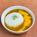 島子☆'s cooksnap of when they made カレーを三日月に注ぐと可愛いかな？.