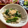 フジぽん's cooksnap of when they made やみつき♪えのきとニラのおひたし.