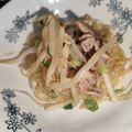 ちゃちゅ2's cooksnap of when they made 簡単＊節約！豚こまと春雨のネギ塩炒め.