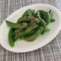 しゅい6's cooksnap of when they made スナップエンドウのゴマ味噌マヨ和え.