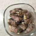 Ruriluru's cooksnap of when they made みょうがとチーズの肉巻き.