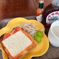 まこさんど's cooksnap of when they made ここまでずぼらな①チーズトースト♡.