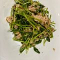 けちのしん's cooksnap of when they made ☆豆苗とツナのごまサラダ☆.