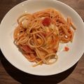 まんだちゃん's cooksnap of when they made トマトとモッツァレラの絶品パスタ♡.